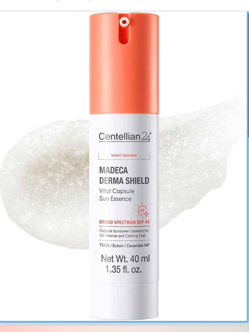 New in box- Madeca Derma Shield Vital Capsule Sun Essence SPF45